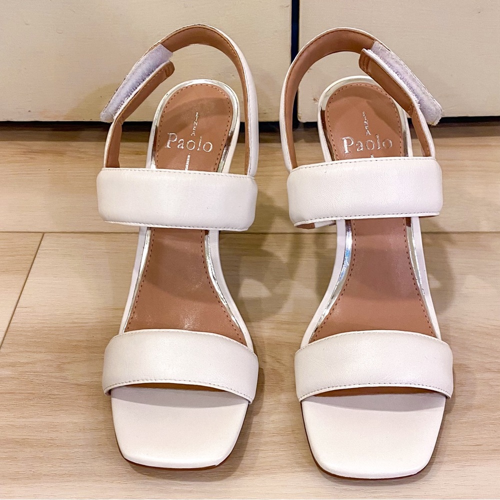 Linea Paolo Slingback Leather Sandals Size 7